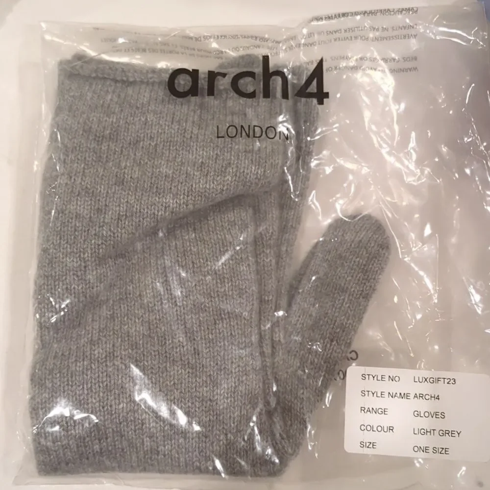 Arch4 London Cashmere Gloves Light Gray